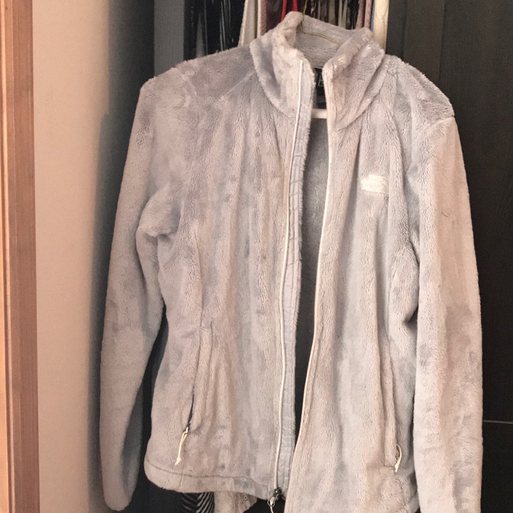Women’s gray North Face Osito jacket